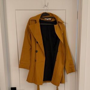 DKNY Women's Golden Trench Coat